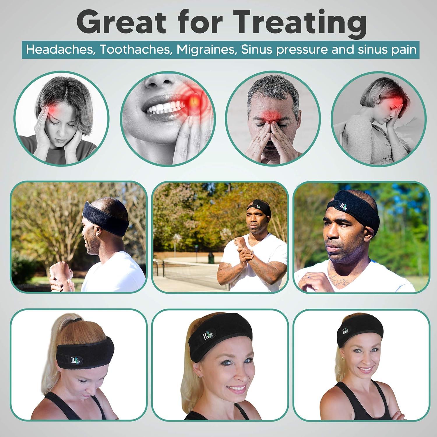Hot Cold Therapy Wrap For Headache Relief Migraine Dental Pain Patella Tendon Sinus Pressure