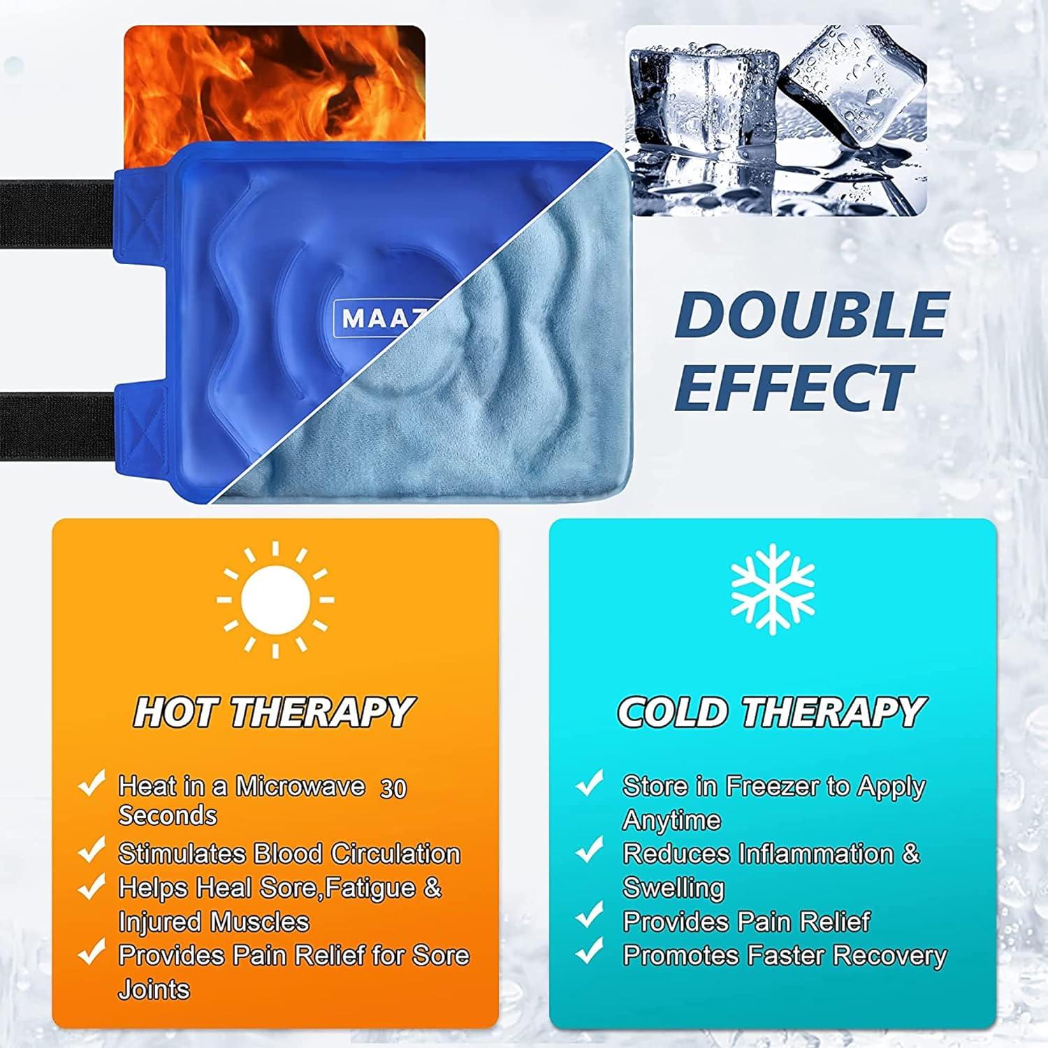 Maazo Knee Ice Pack Wrap Hot Cold Therapy For Knee Pain Relief Injuries Buy Now With