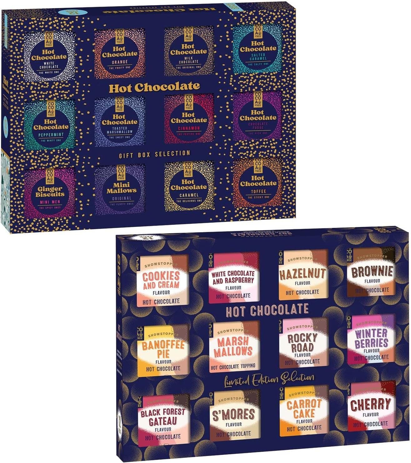 Hot Chocolate Gift Box Selection 12pk Gift Set With Gingerbread Marshmallow Classic