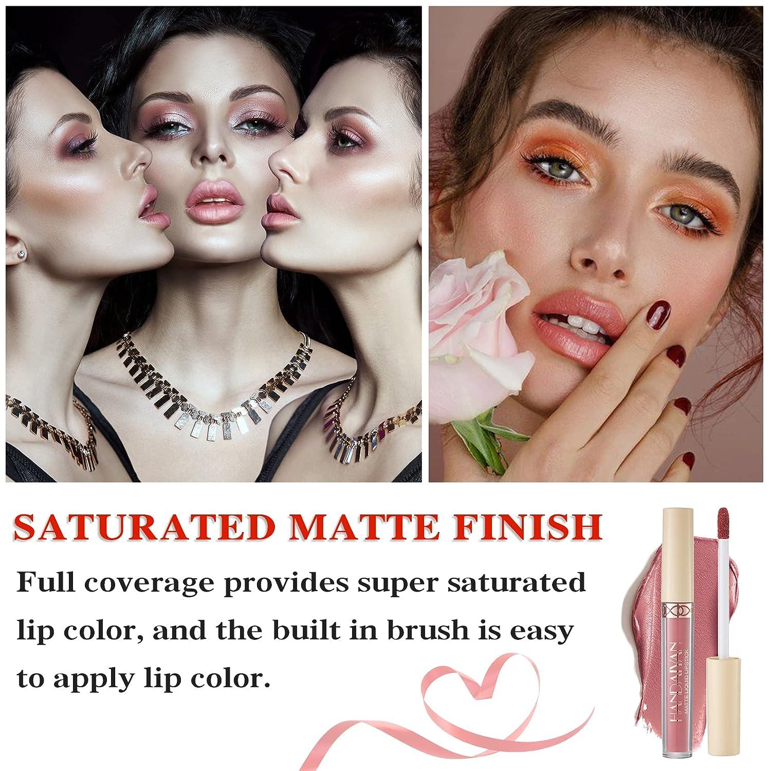 Ionsgako Piece Matte Nude Lipstick Set For Women Long Lasting