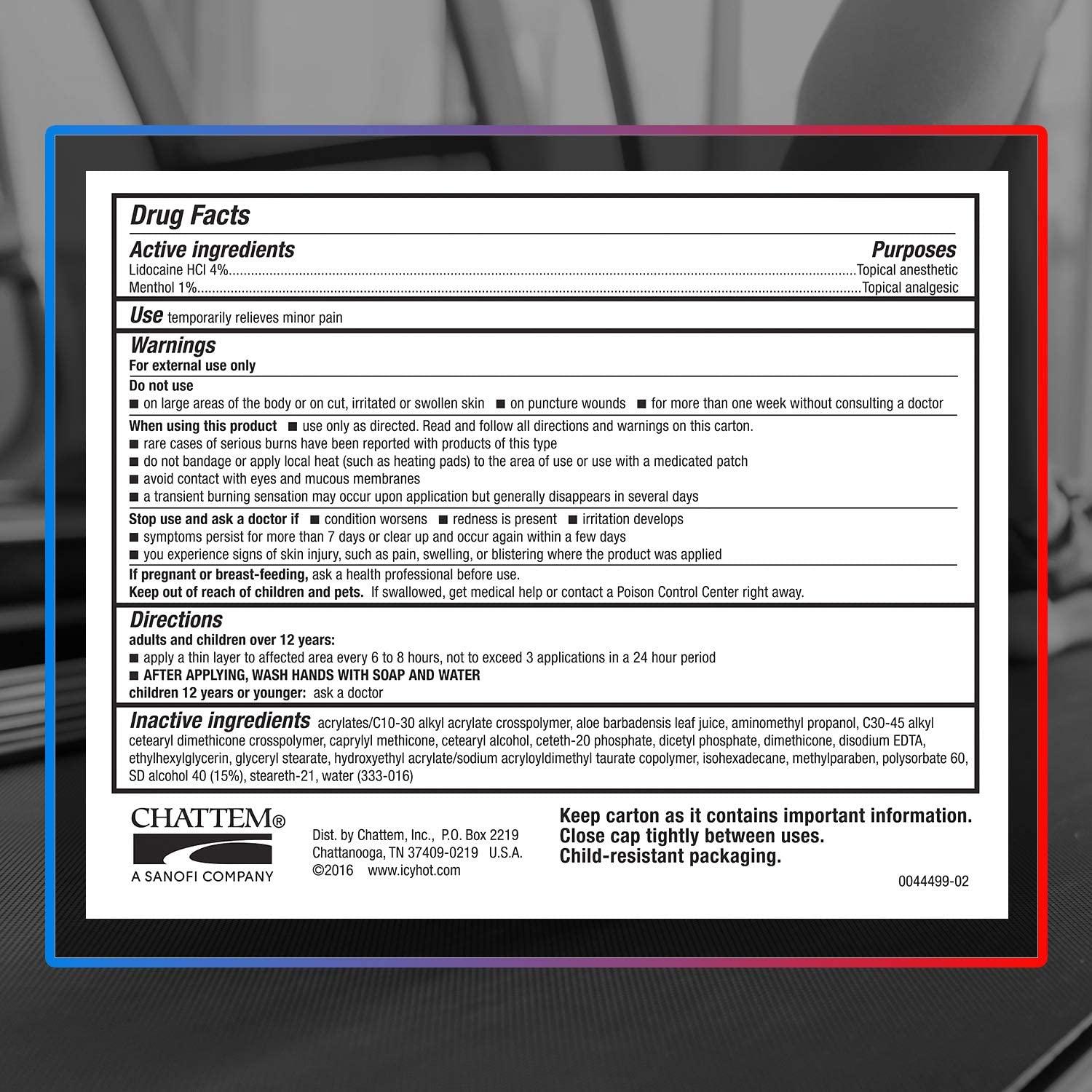 Icy Hot Max Strength Pain Relief Cream With Lidocaine Menthol Oz Buy Now With Express