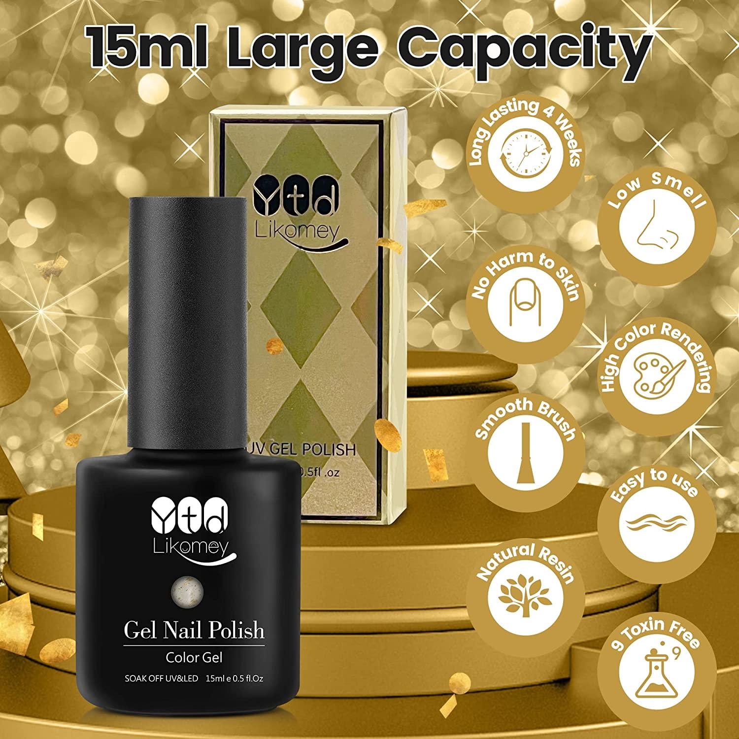 Ytd Likomey Nude Gel Nail Polish Ml French Jelly Milky White With