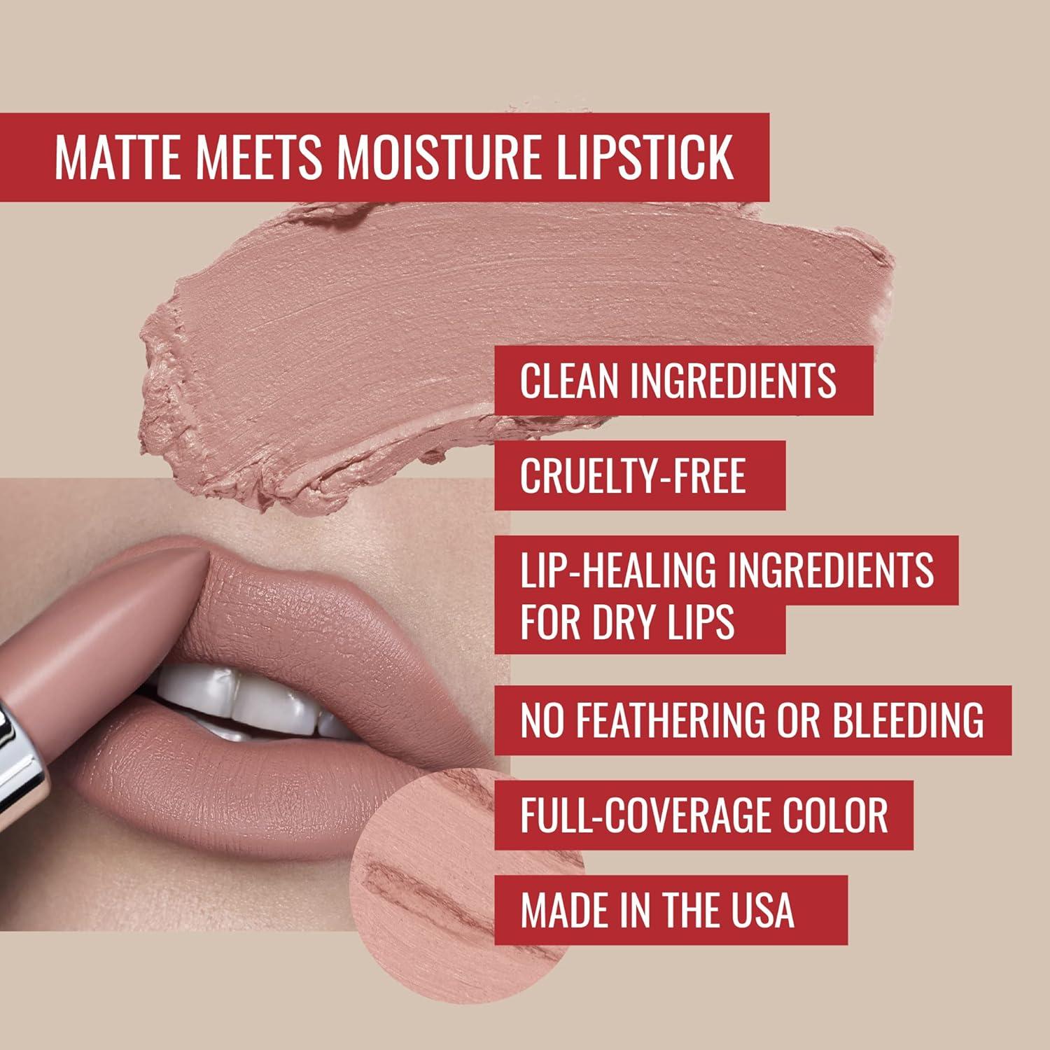 Runway Rogue S Vibe Matte Nude Lipstick Liner Kit Guest List Lipstick Spiced Nude Liner