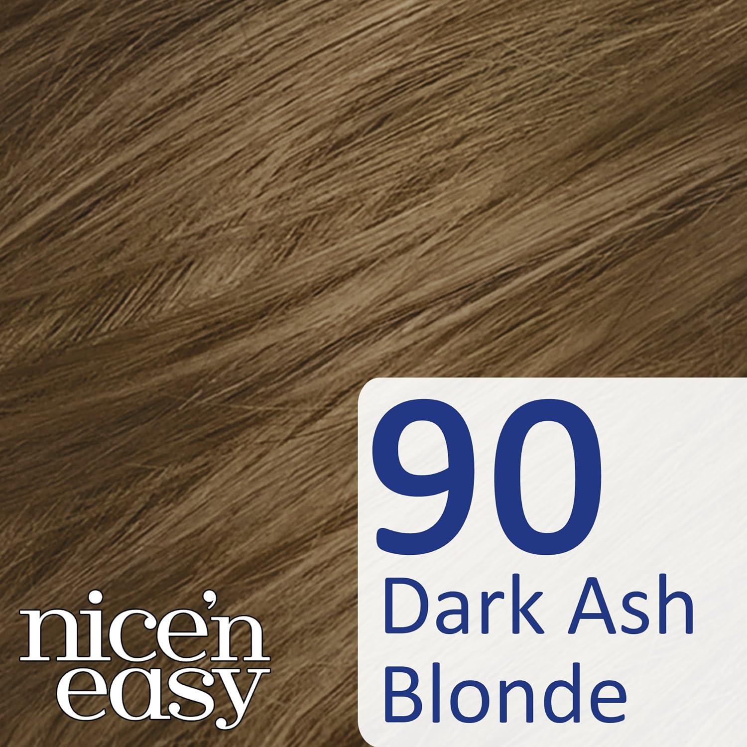 Clairol Nice N Easy No Ammonia Hair Dye Dark Ash Blonde Count