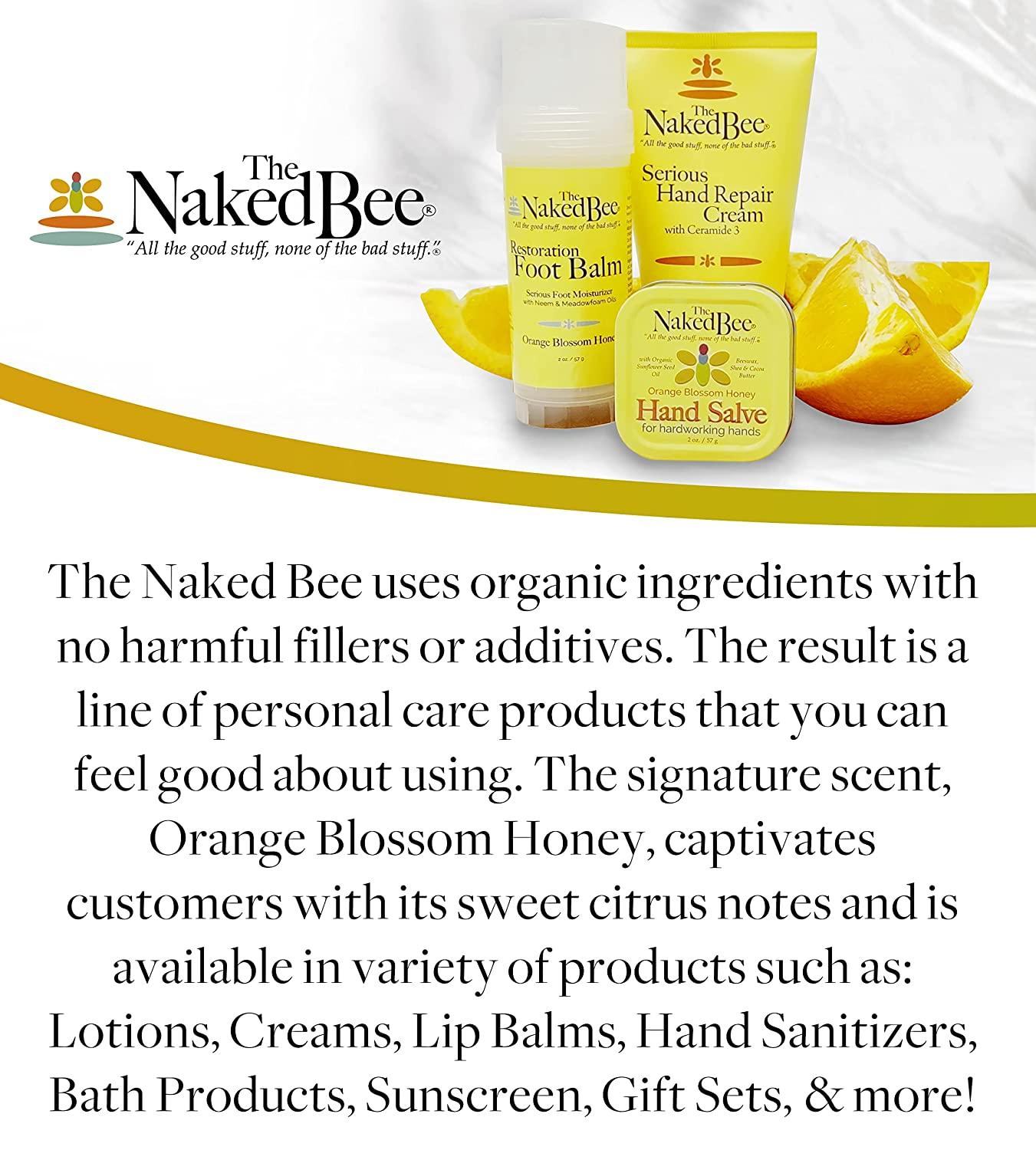The Naked Bee Orange Blossom Honey Restoration Foot Balm 2 Oz 2 Pack Buy Now With Express