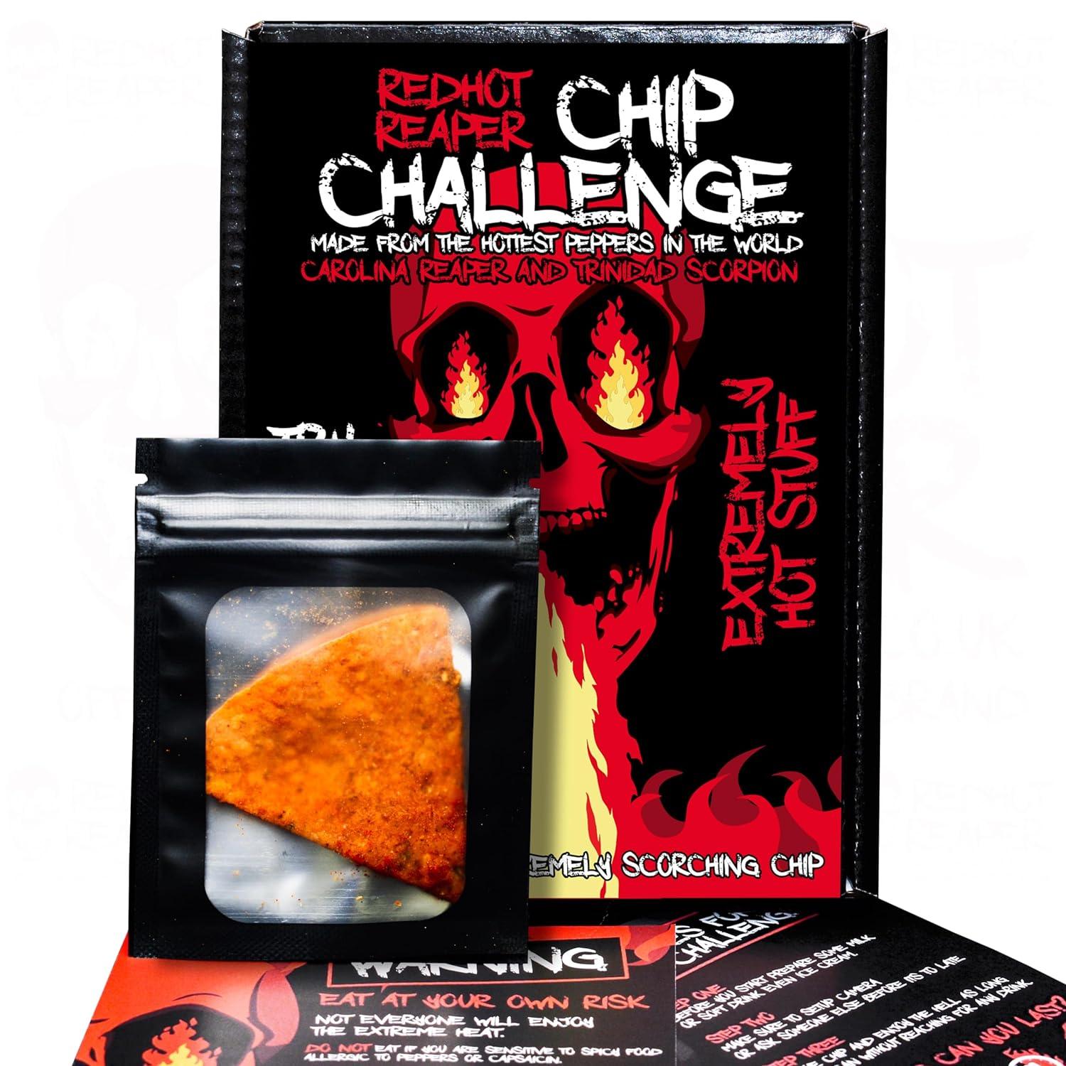 Red Hot Reaper Chip Challenge Extreme Heat Hottest Chip Experience Buy Now With Express