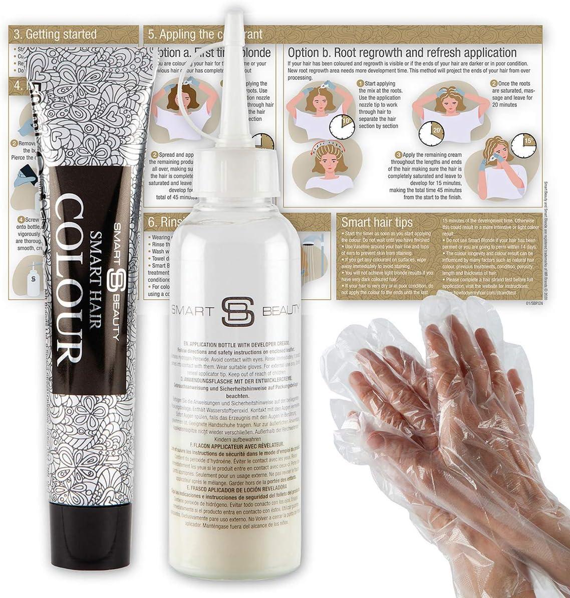 Smart Beauty Ash Blonde Hair Dye With Plex Anti Breakage Technology Vegan Cruelty Free