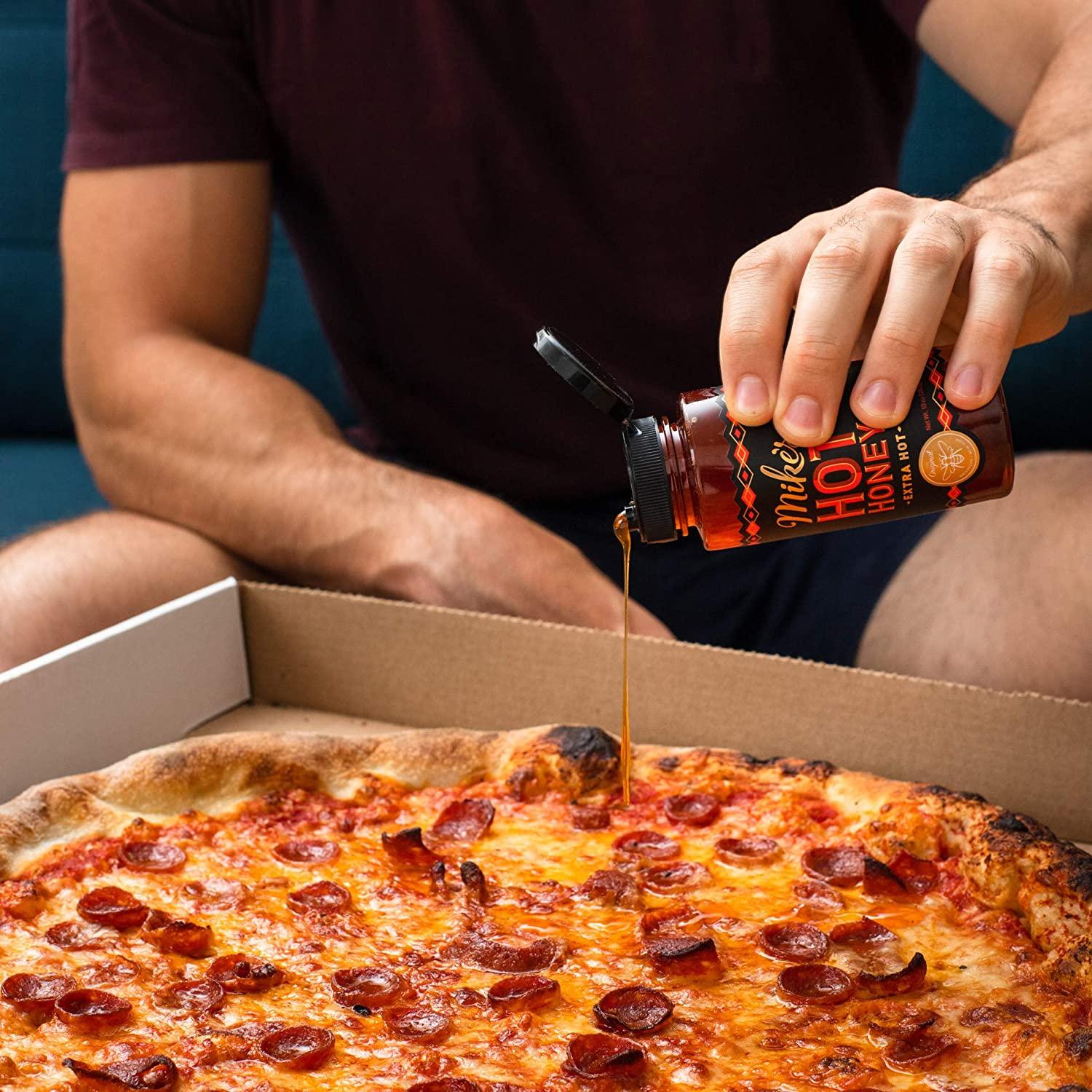 Mikes Hot Honey Extra Hot Oz Easy Pour Bottle Sweetness Heat With An Extra Kick