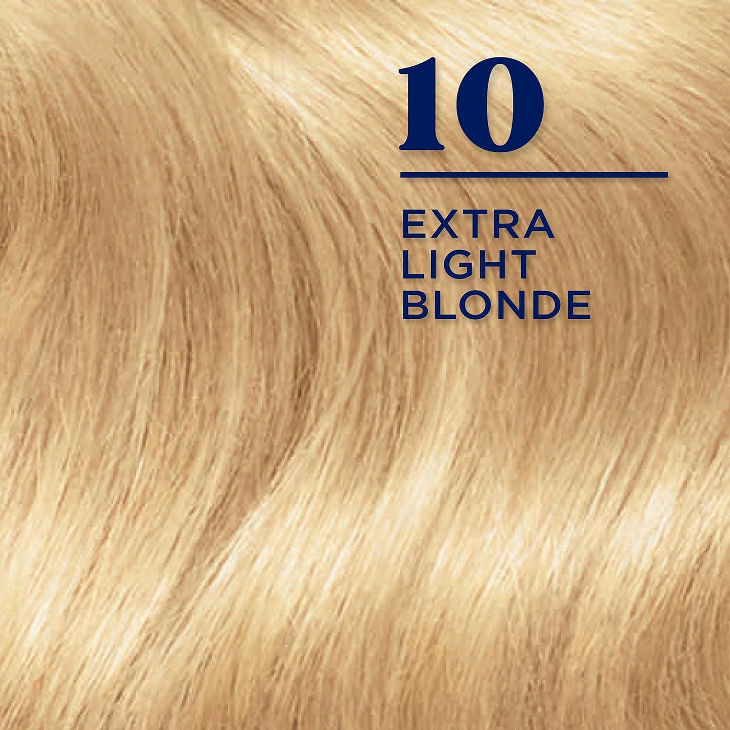 Clairol Nice N Easy Permanent Hair Dye 10 Extra Light Blonde Hair Color Pack Of 3 10 Extra Light