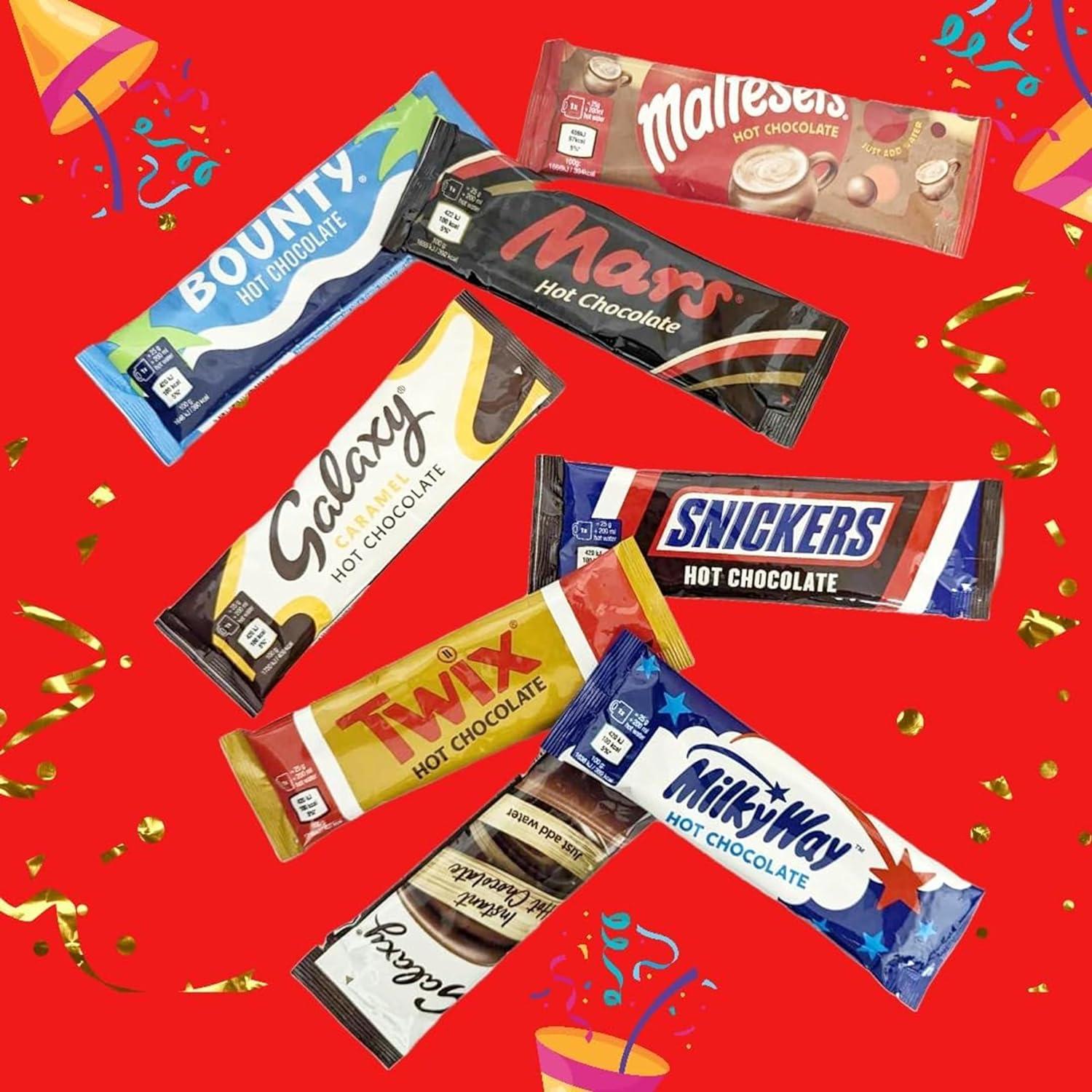 Christmas Celebrations Hot Chocolate Gift Box Limited Edition Sachets Toppings Creation