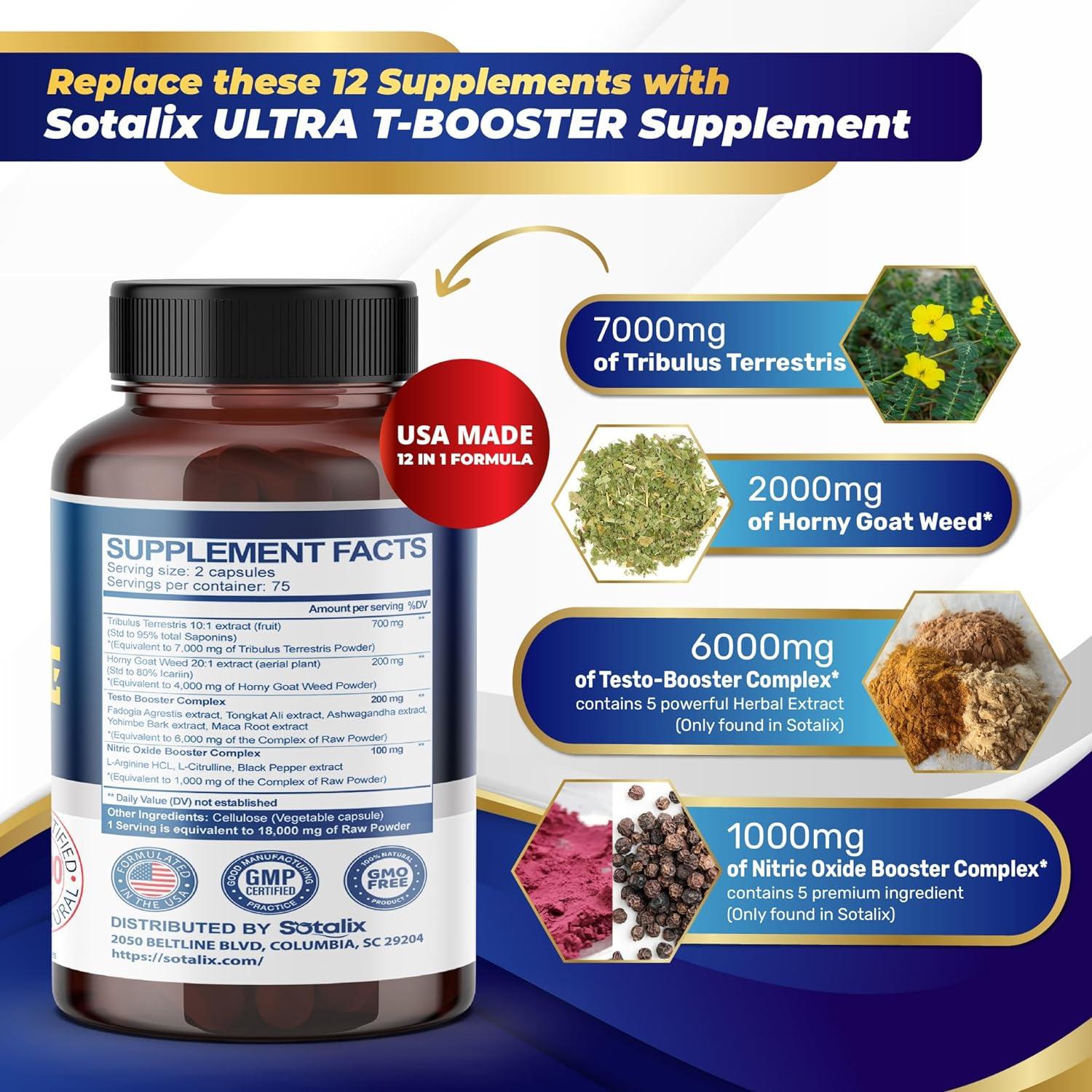 Ultra Booster Mg With Tribulus Terrestris Horny Goat Weed