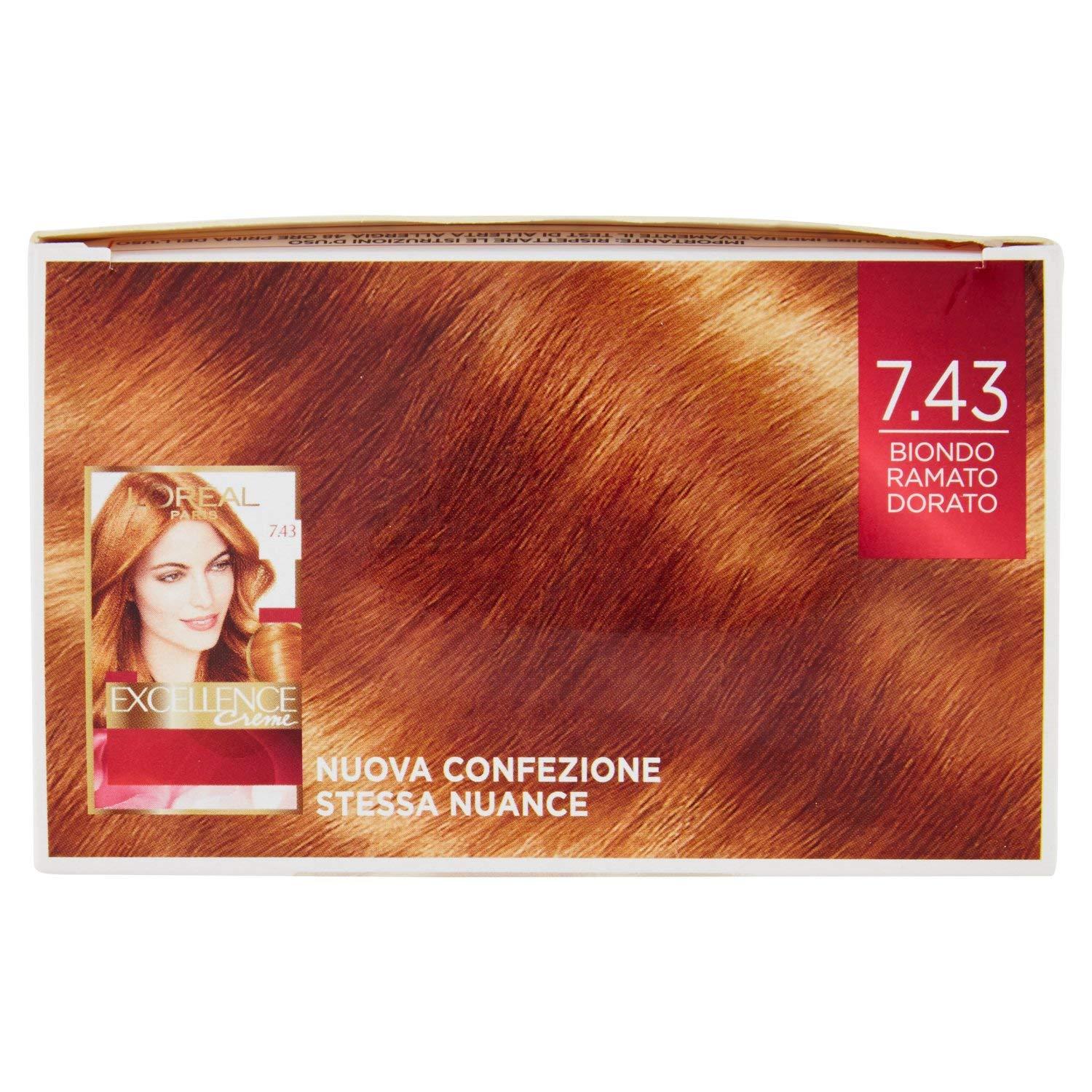 Loreal Excellence No Golden Copper Blonde Hair Dye Shop Copper Gold Blonde