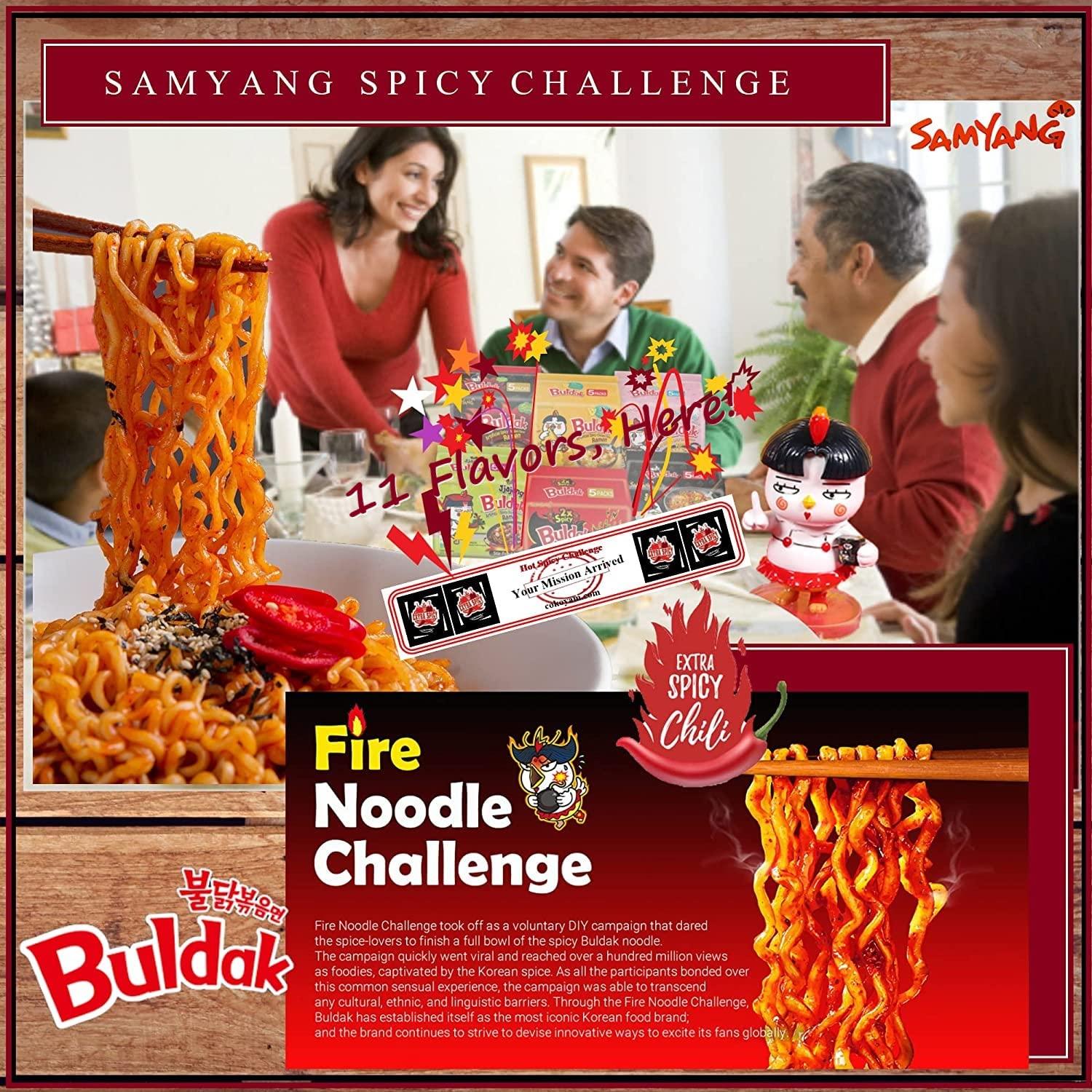Samyang Spicy Hot Chicken Flavors Combo Bulk Pack Of Ramen Noodles Buy Now With