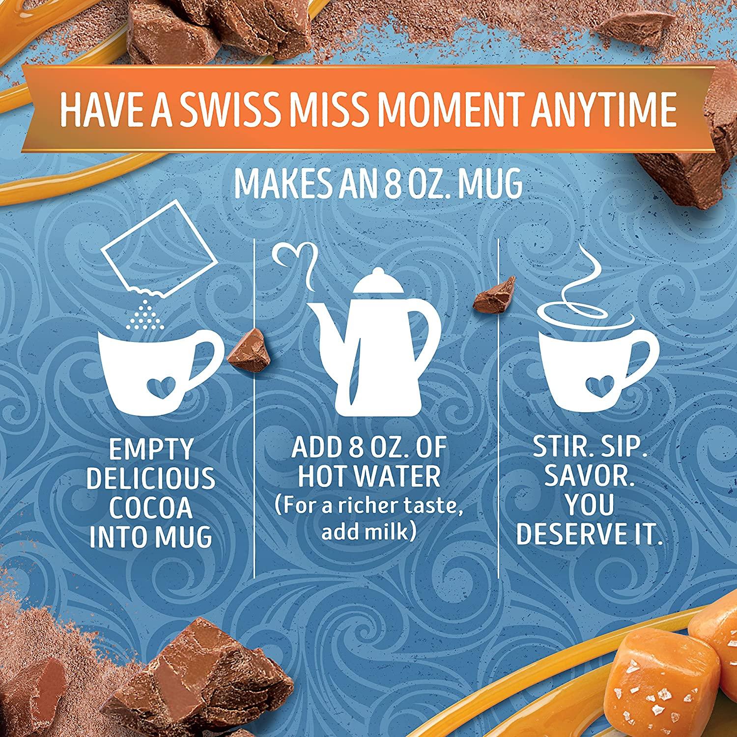 Swiss Miss Salted Caramel Flavored Hot Cocoa Mix Oz Ct Buy Now With Express