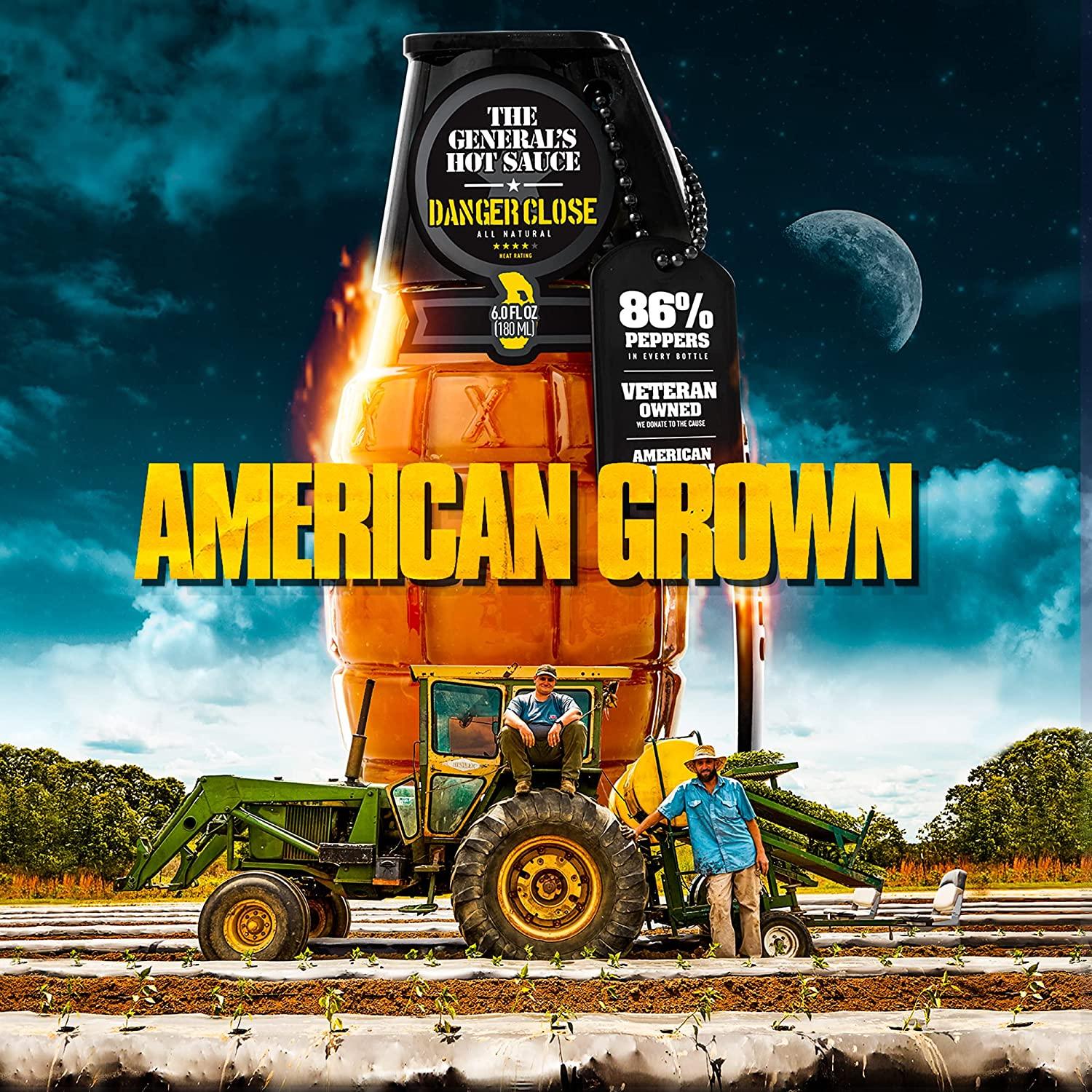 The General S Hot Sauce Super American Grown Veteran Owned Gift Set Pack Of All