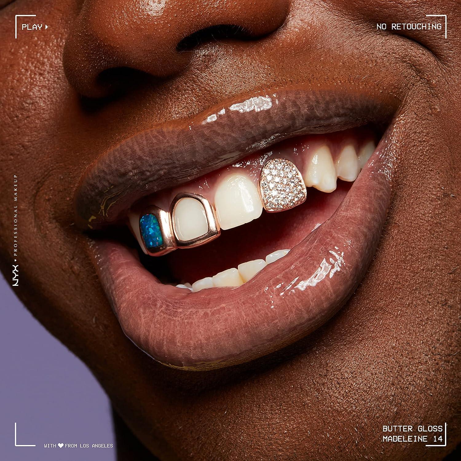 Nyx Butter Gloss Madeleine Non Sticky Lip Gloss Fl Oz Mid Tone Nude Buy Now With