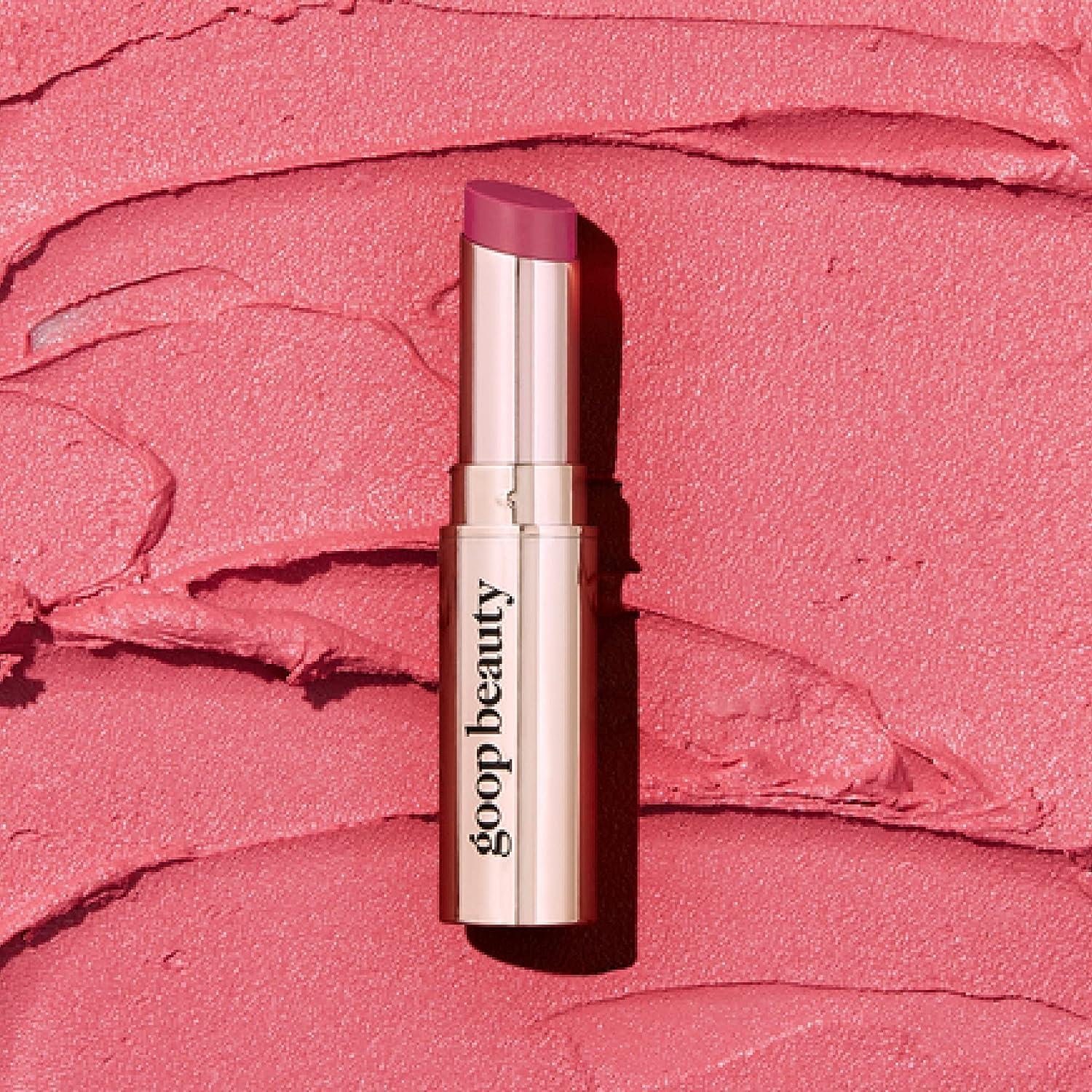 Goop Beauty Peony Tinted Lip Balm Nude Pink Color Oz Nourishing Hydrating Formula