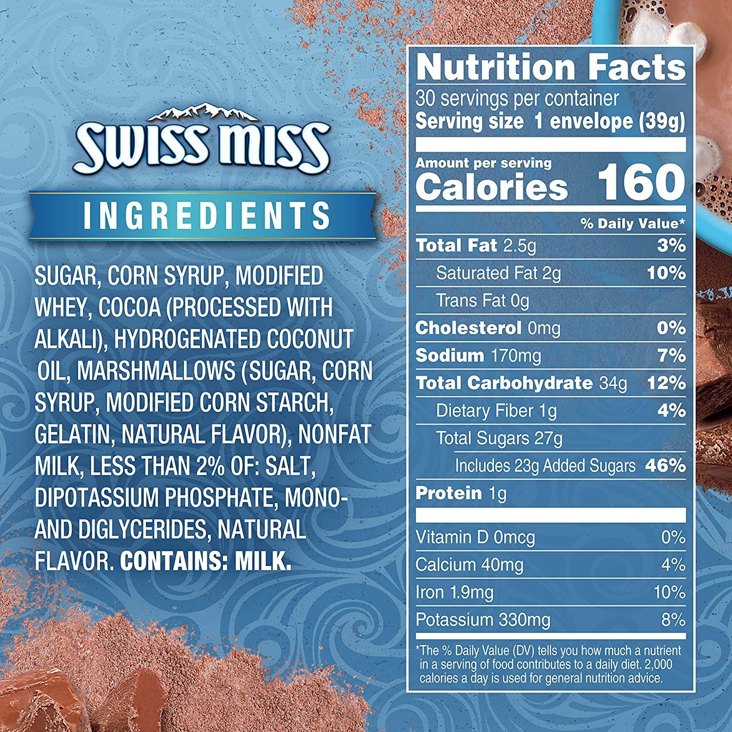 Swiss Miss Marshmallow Hot Cocoa Mix Pack Of Oz Envelopes Buy Now With Express