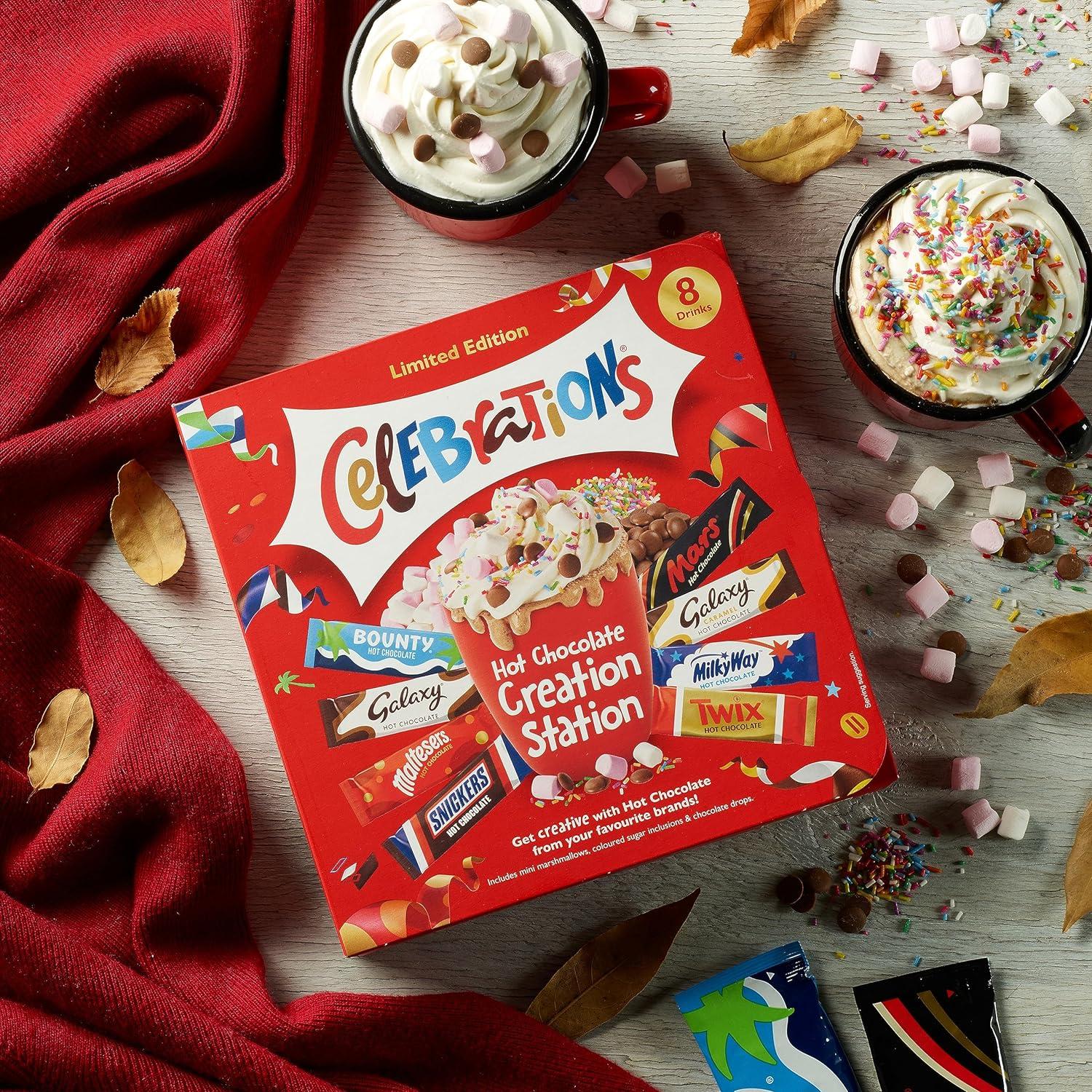Limited Edition Celebrations Hot Chocolate Creation Station Sachets Toppings For