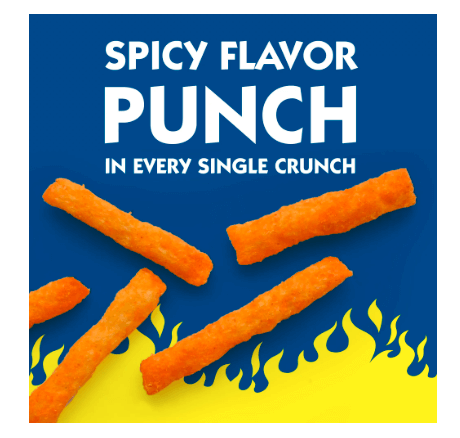 Andy Capp S Big Bag Hot Fries Oz Crunchy Snack For Spicy Cravings Buy Now With Express