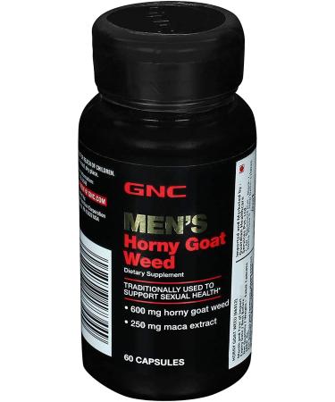 GNC Horny Goat Weed 60 Capsules Natural Libido Support Buy Now In