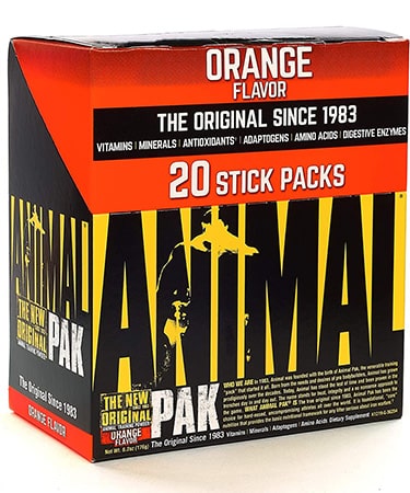 Animal Pak Powder Stick - Orange - 20 Packs