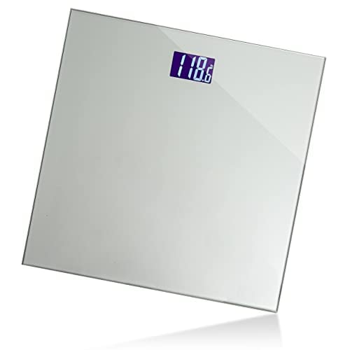 Accu-Measure Digital Scale - Accurate and Precise - Bathroom and Home Scale - Track Your Progress - Easy to Store - Up to 400 Pounds