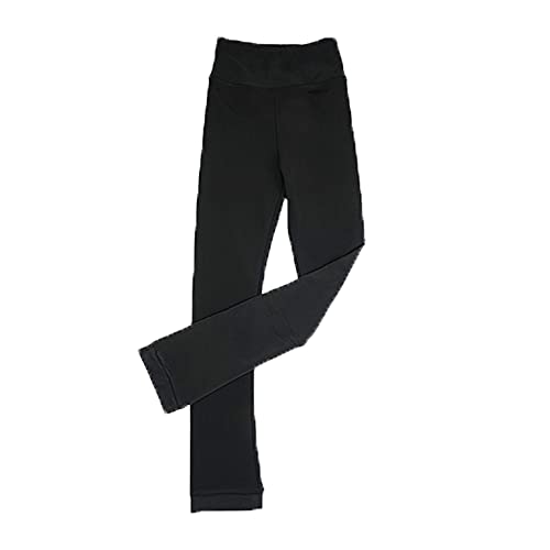 Ice Figure Skating Pants Girls Fleece Practice Leggings Teens Skating  Trousers 12-14 Years Black