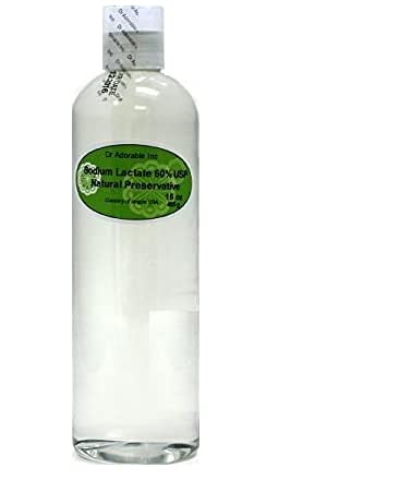 Sodium Lactate 60% USP Natural Preservative 16 oz