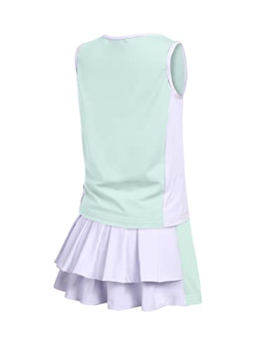 Zaclotre Girls Tennis Golf Dress Outfit Athletic Dress with
