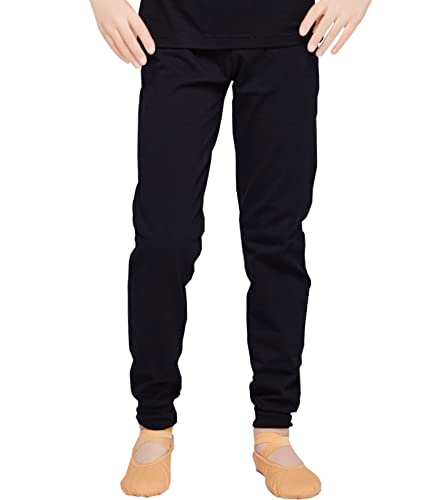 NABER Kids Boys Elastic Waist Sports Exercise Trousers Sweatpants Dance  Pants Age 4-13 Years Style1 12-13 Years
