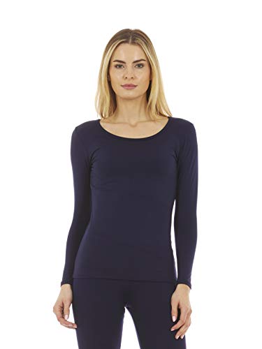 Thermajane Thermal Shirts for Women Scoop Neck Long Sleeve Winter