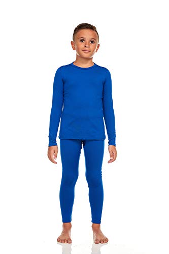 Bodtek Boys Thermal Long Underwear Set for Kids Fleece Lined Long