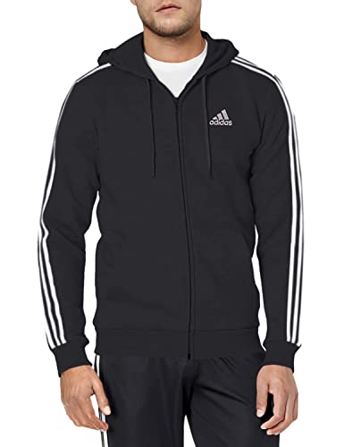 Essentials Fleece 3-Stripes Full-Zip Hoodie