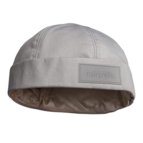 Hairbrella Brimless Docker Rain Hat for Men, Beanie, Satin-Lined Cap,  Adjustable, Unisex Waterproof Hat, Cuff