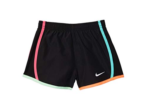 Nike Girls Tempo Shorts 4T Black(267358-f69)/Multi