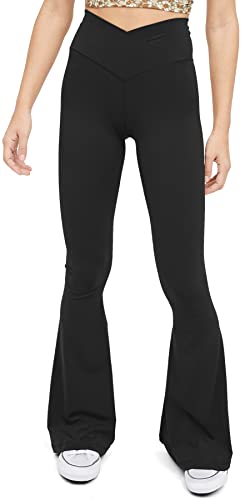 Buy Girl's Leggigns Cross High Waisted Flare Pants Yoga Bootcut