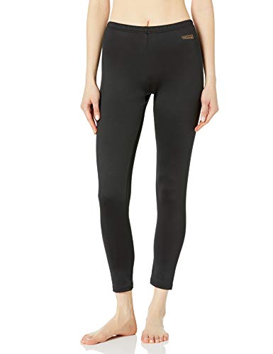Copper Fit Women's Standard Copper Infused Thermal Pant Base Layer Black  X-Large