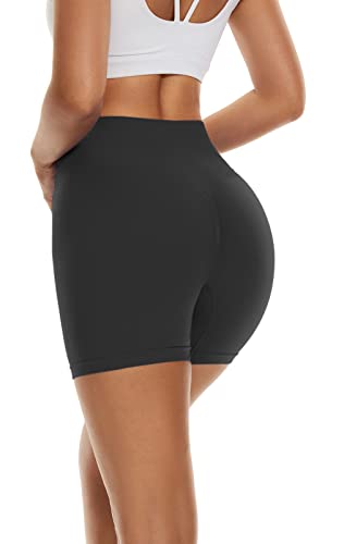 Yoga Shorts for Women Seamless High Waisted Butt Lifting Spandex  Compression Shorts Workout Gym Running Biker Shorts