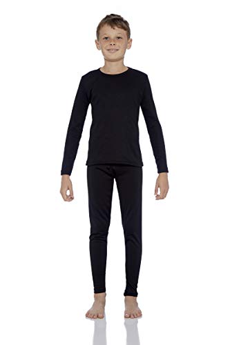 Rocky Thermal Underwear for Boys (Thermal Long Johns Set) Shirt & Pants,  Base Layer w/Leggings/