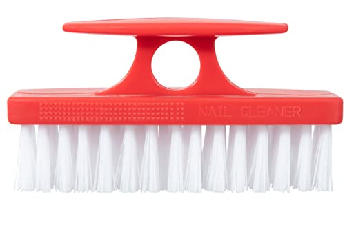 Superio Nail Brush Cleaner with Handle - Durable Brush Scrubber To