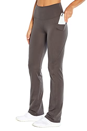 Marika Women's Zen High Rise Pocket Bootcut Pant Magnet Medium