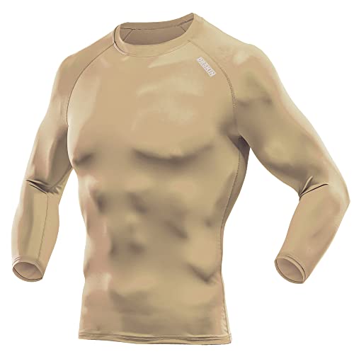 DRSKIN 4 3 or 1 Pack Men's Compression Shirts Top Long Sleeve