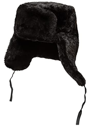 Womens Fox Fur Hat Russian Ushanka Trapper Hat Winter Warm Cossack Ski Cap