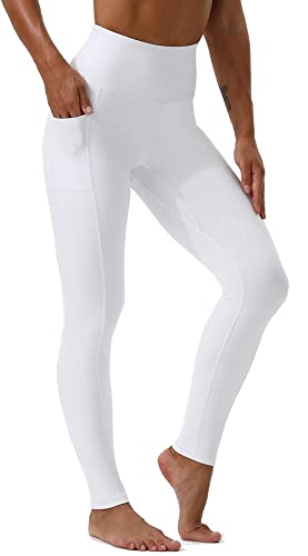 HOTSTUDIO Yoga Pants-Workout Leggings for Women with Pockets High Waisted Tummy  Control Postpartum Athletic Gym
