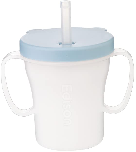 Edison Friends Baby No Spill Magic Sippy Straw Cup with handles