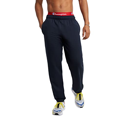 Champion Men's Powerblend Relaxed Bottom Sweatpants,Best