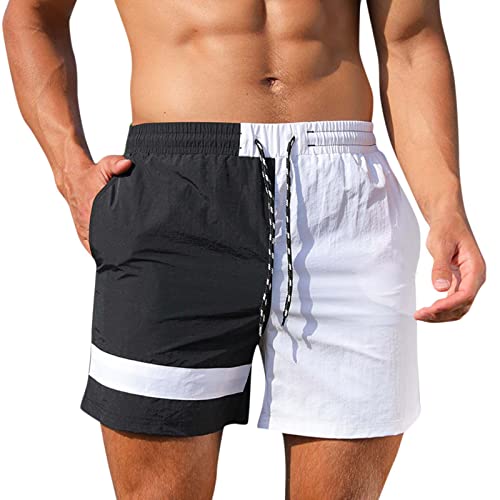 GUSTAVE® Swimming Trunk for Men, Coconut Tree Print Swim Trunks for Men,  Quick Dry Beach Trunk, Blue Knee Length Short Pants, Elastic Drawstring  Closure (Size XL, Suit for 50-65kg) : Amazon.in: Fashion