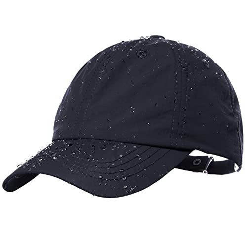 Men Waterproof Baseball Cap Windproof Golf Cap Adjustable Tennis