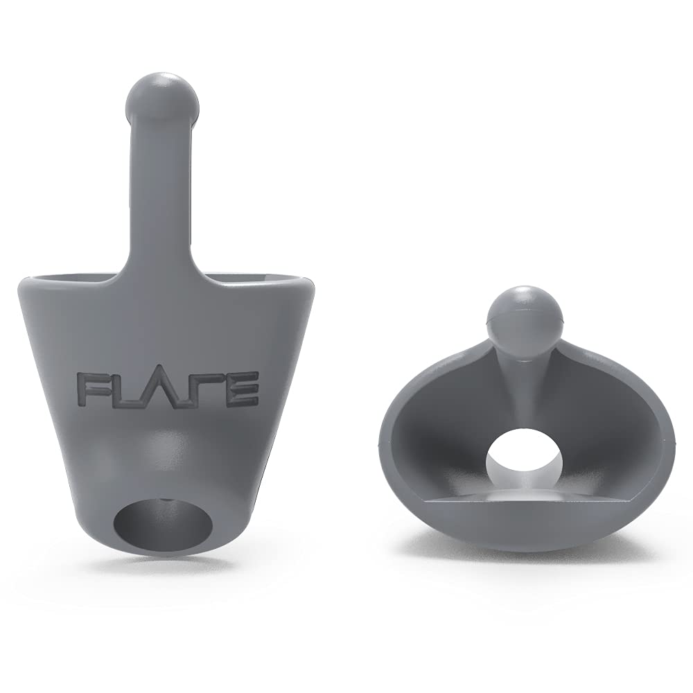Flare Audio - We've been asked by many people for a photo of Calmer in an  ear. So here they are in some silicone ears. These ears are slightly  smaller than an